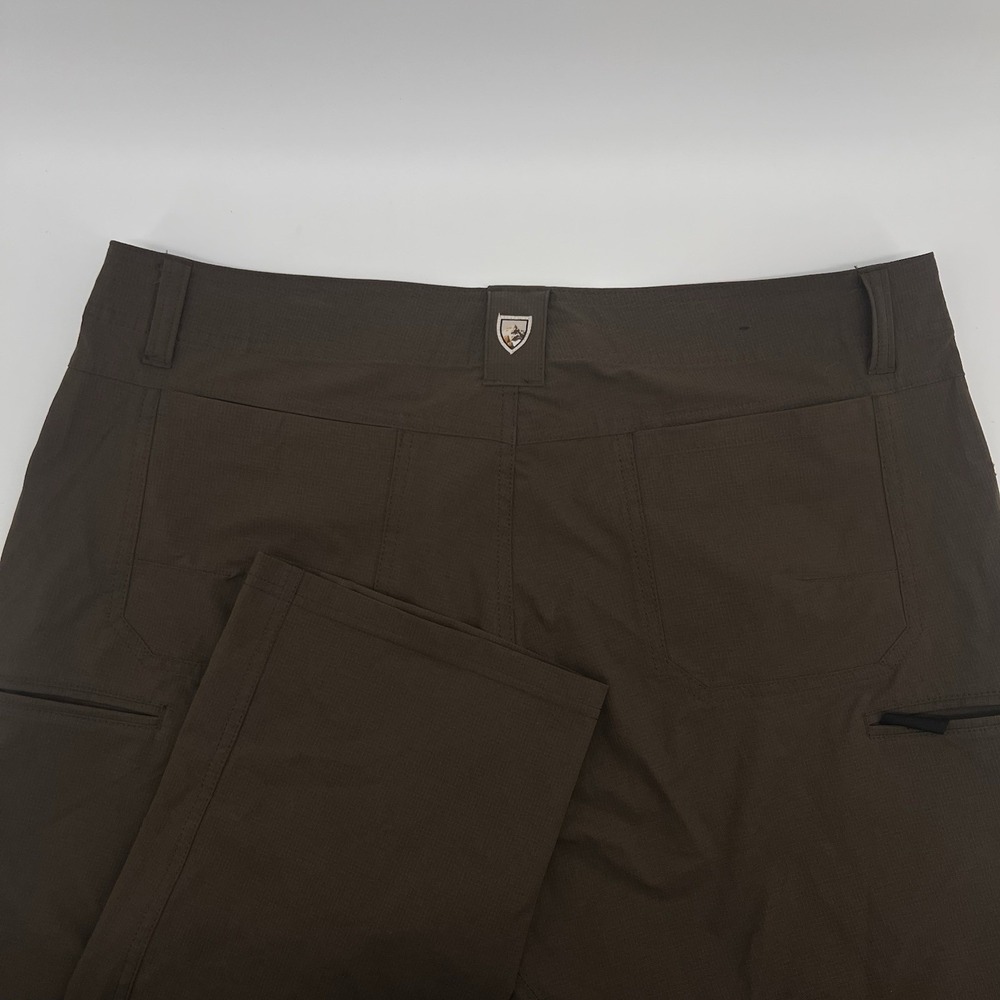 KUHL Silencr Pants Mens 38x32 Stretch Hiking Ripstop Brown Outdoor Trousers